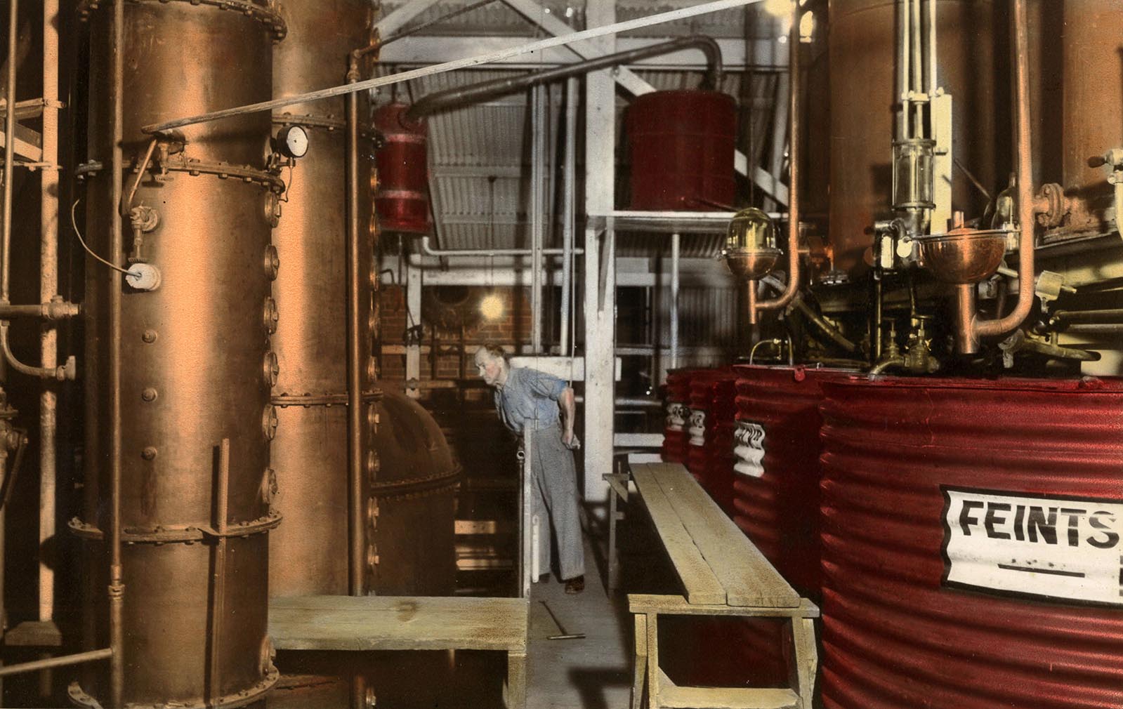 Pot Stills at Hamiltons Ewell 1960s